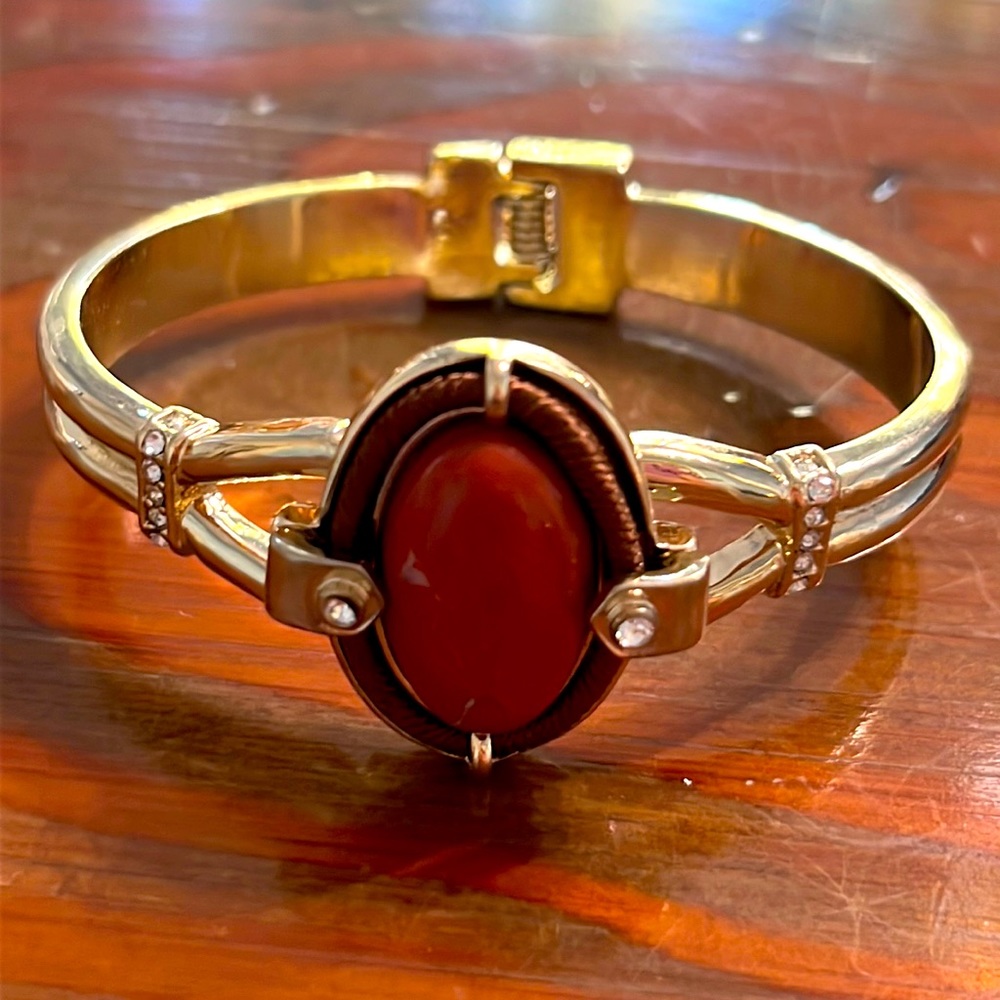 White House Black Market Red Jasper Bracelet